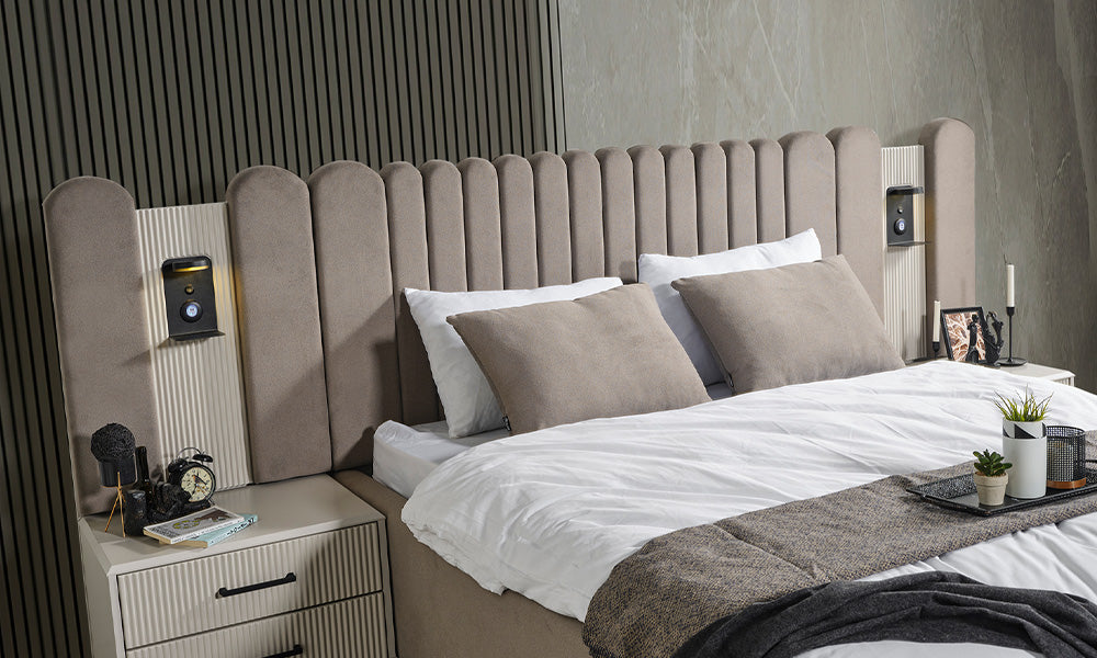 black line modern yatak odasi takimi