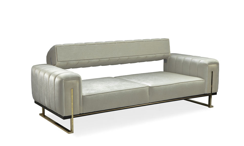 salda chester sirt mekanizmali metal ayakli koltuk takimi