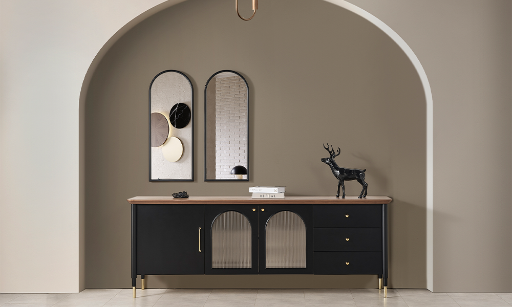 yildiz siyah modern sabit yemek odasi takimi