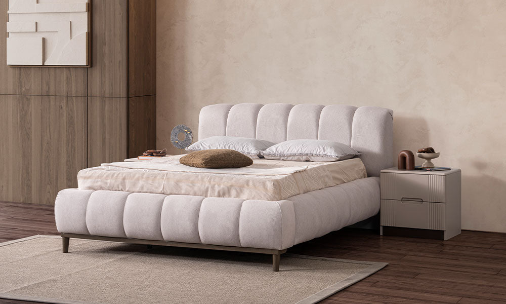 kayra modern kendinden bazali karyola