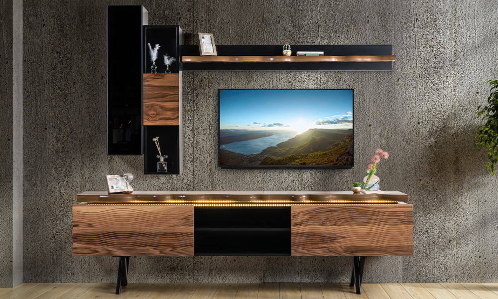 greenwich modern ust bloklu tv unitesi