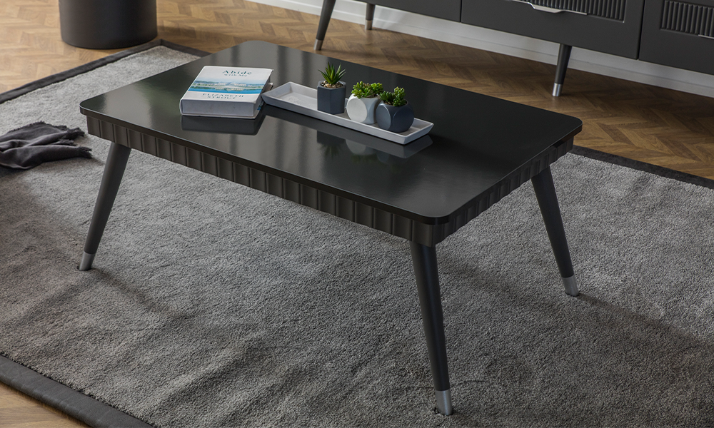 tesla antrasit modern orta sehpa