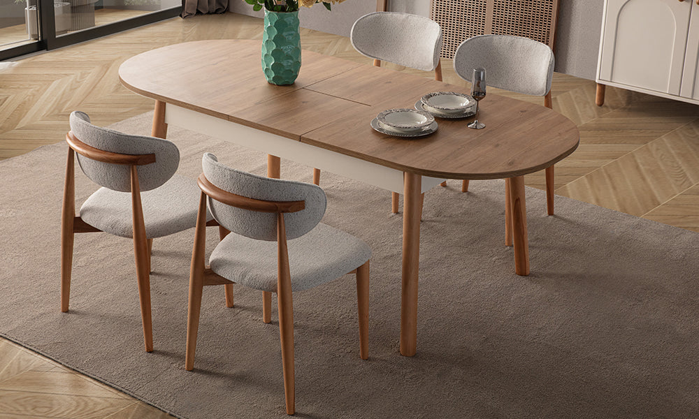 tera bohem yemek odasi takimi