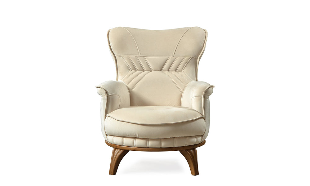 ferah modern ahsap ayakli berjer