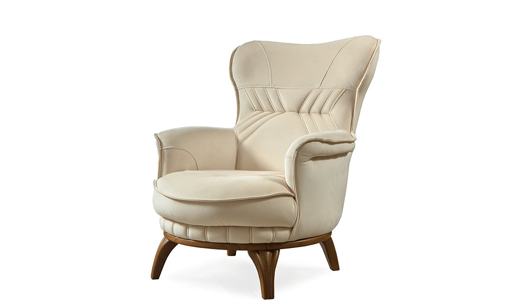 ferah modern ahsap ayakli berjer