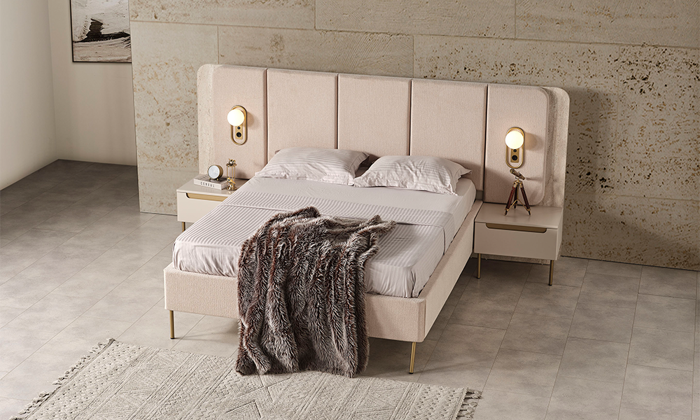 zara gold modern yatak odasi 1