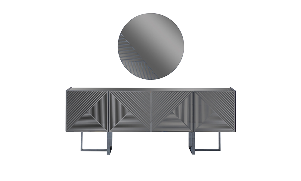 maserati modern metal ayakli konsol