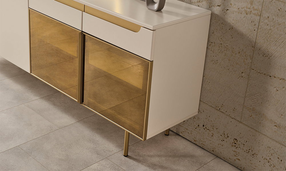 zara gold modern yemek odasi takimi