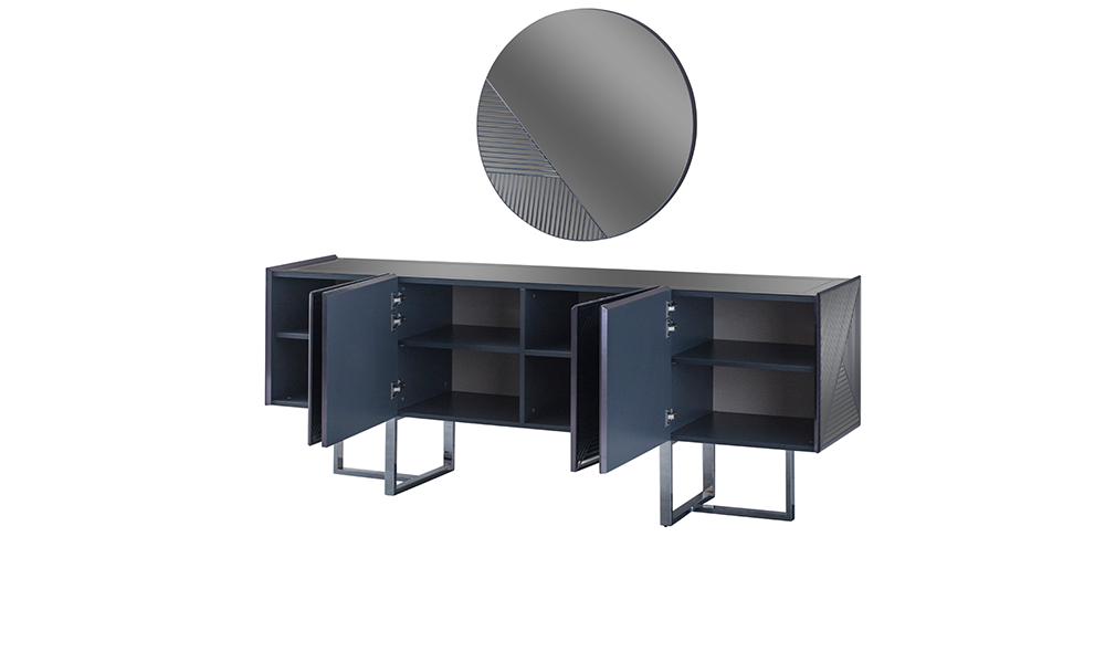 maserati modern metal ayakli konsol