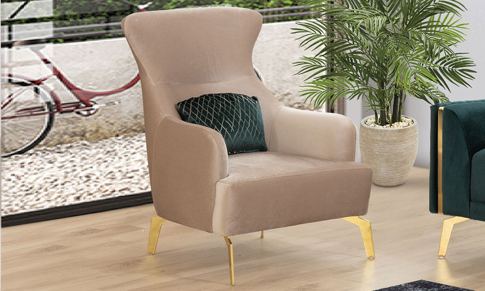 roys modern metal ayakli berjer