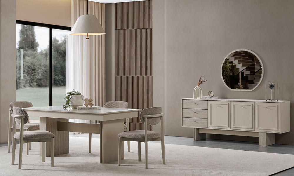 hitit modern yemek odasi takimi