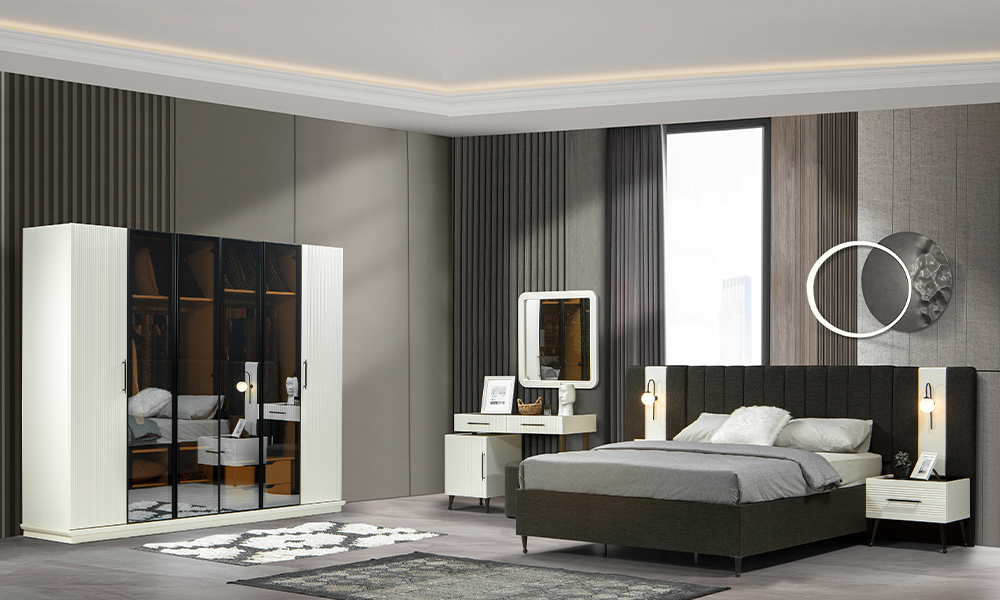 asil modern yatak odasi