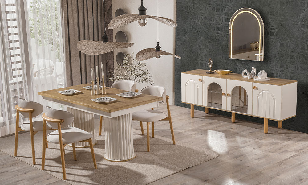 esmera modern yemek odasi takimi