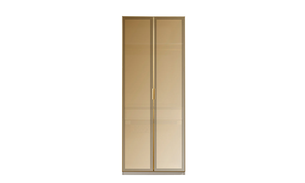 gold line modern giyinme yatak odasi takimi
