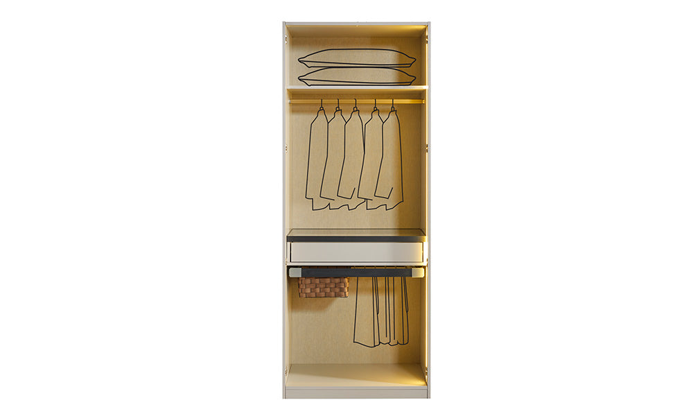 gold line modern giyinme yatak odasi takimi