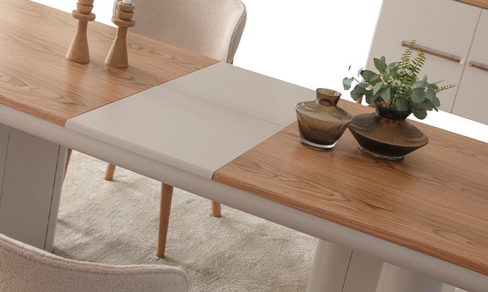 serenity modern yemek masasi