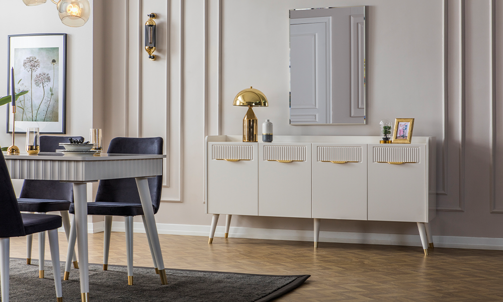 tesla aytasi modern acilabilir yemek odasi takimi