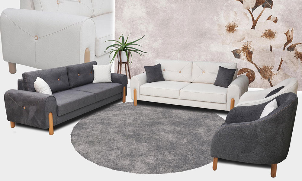 Cenevre Modern Bazalı Koltuk Takımı