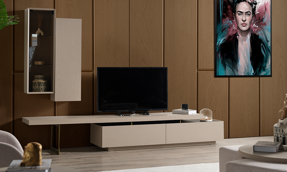 frida modern yan bloklu tv unitesi