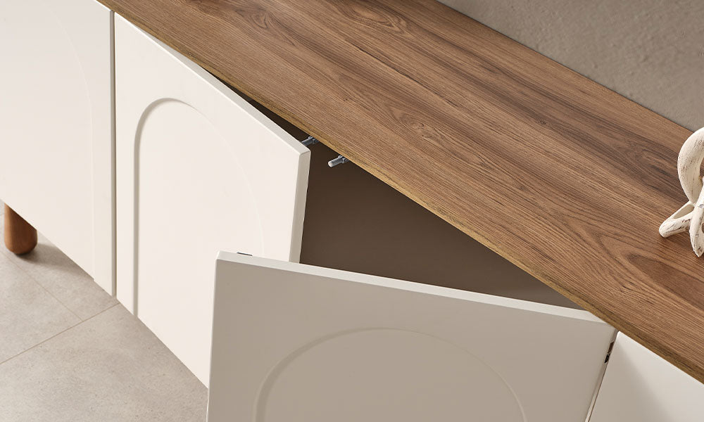 mode bohem ahsap ayakli konsol