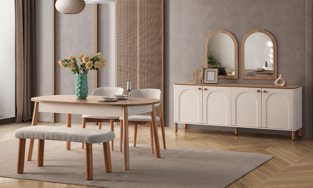 tera bohem yemek odasi takimi