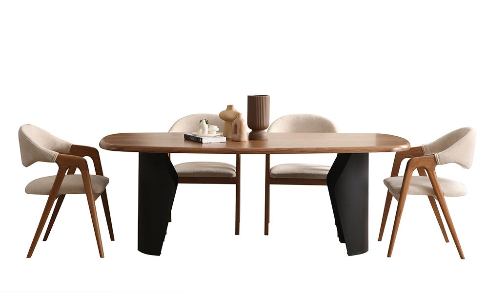milano modern yemek masasi