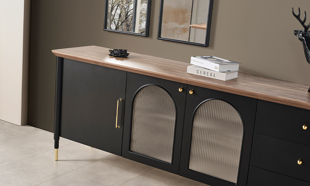 yildiz siyah modern sabit yemek odasi takimi