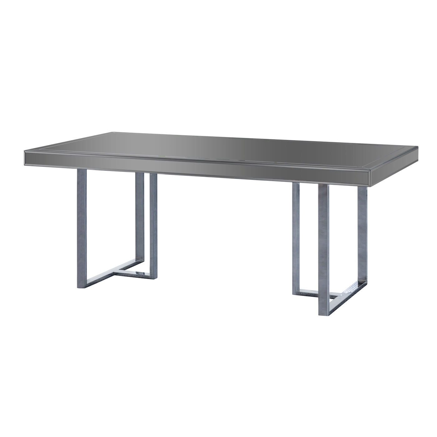 maserati modern metal ayakli yemek masasi