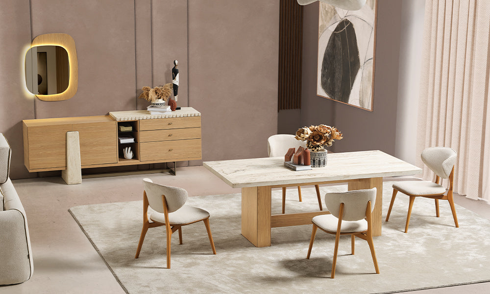 angel modern yemek odasi takimi