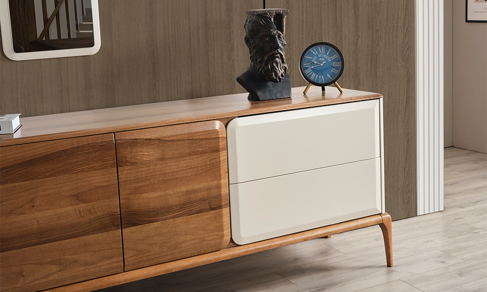 retro modern sabit yemek odasi takimi