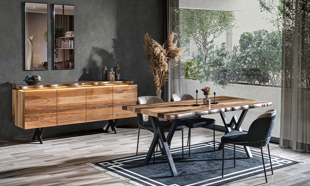 greenwich modern metal ayakli konsol