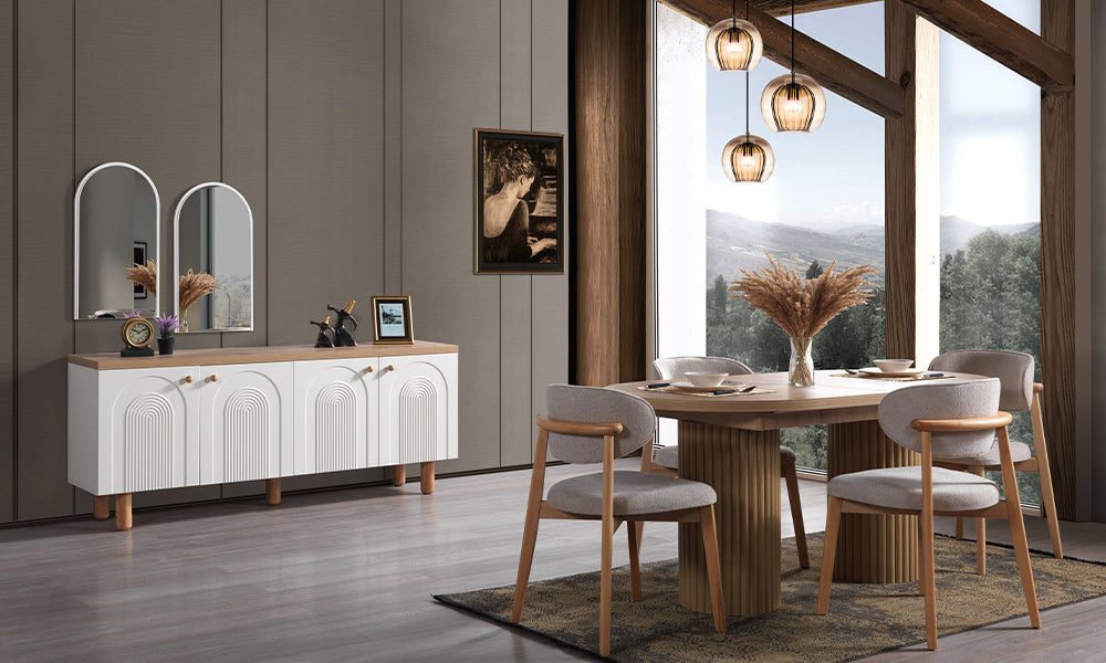 pera modern yemek odasi takimi