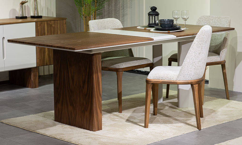 lotus modern yemek masasi