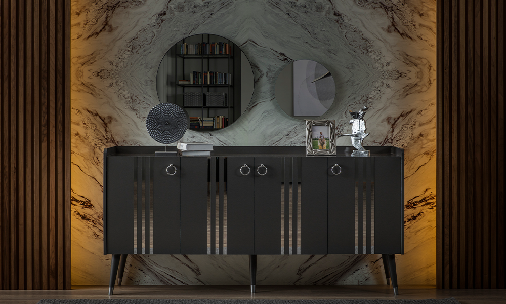 lotus modern acilabilir yemek odasi takimi