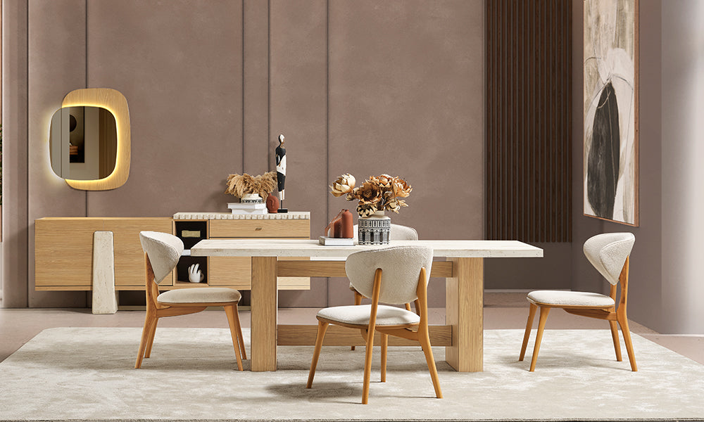 angel modern yemek odasi takimi