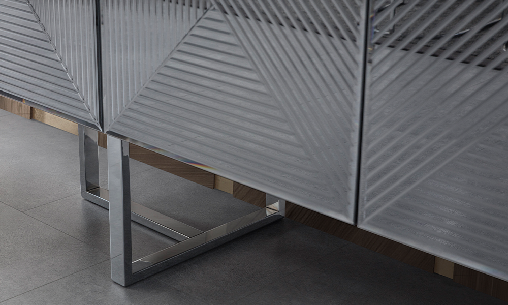 maserati modern metal ayakli konsol