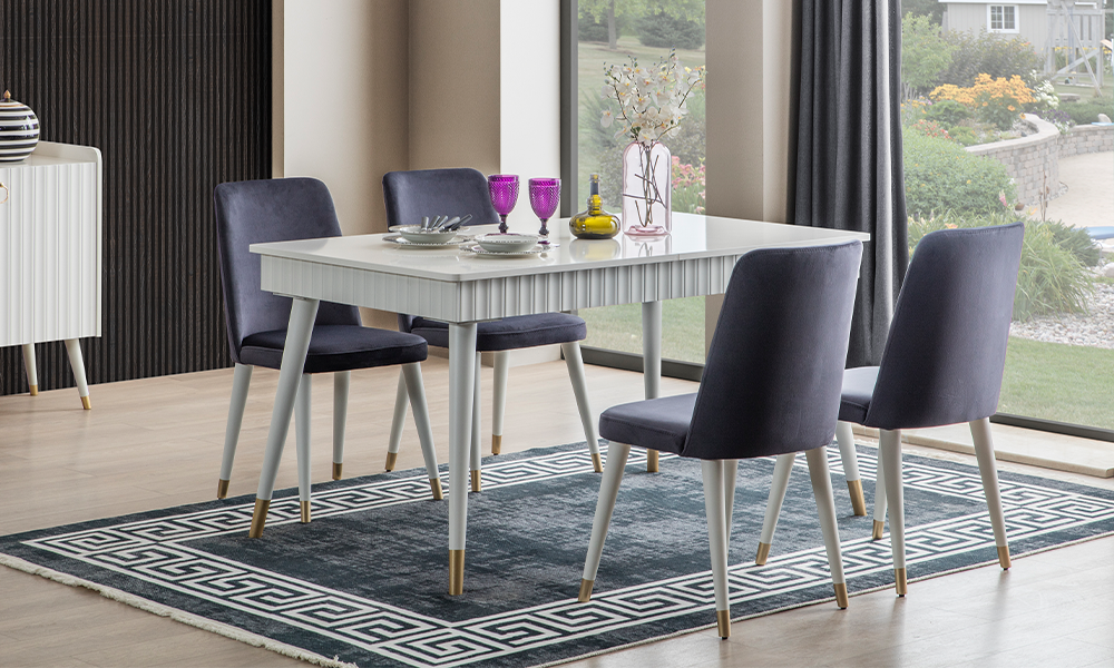 zen aytasi modern acilabilir yemek odasi takimi