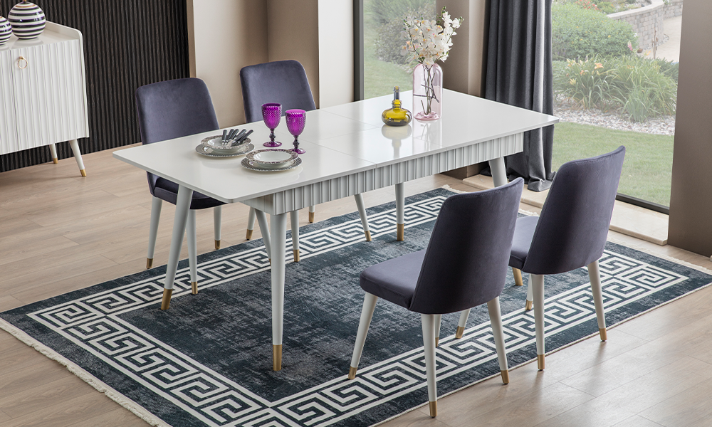 zen aytasi modern acilabilir yemek odasi takimi