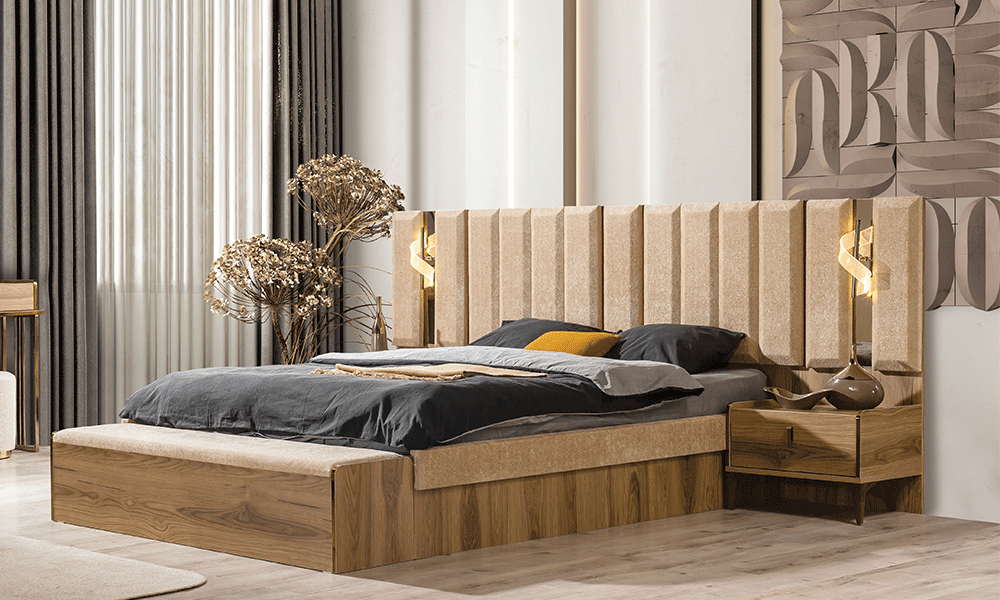 endam bronz ceviz karyola