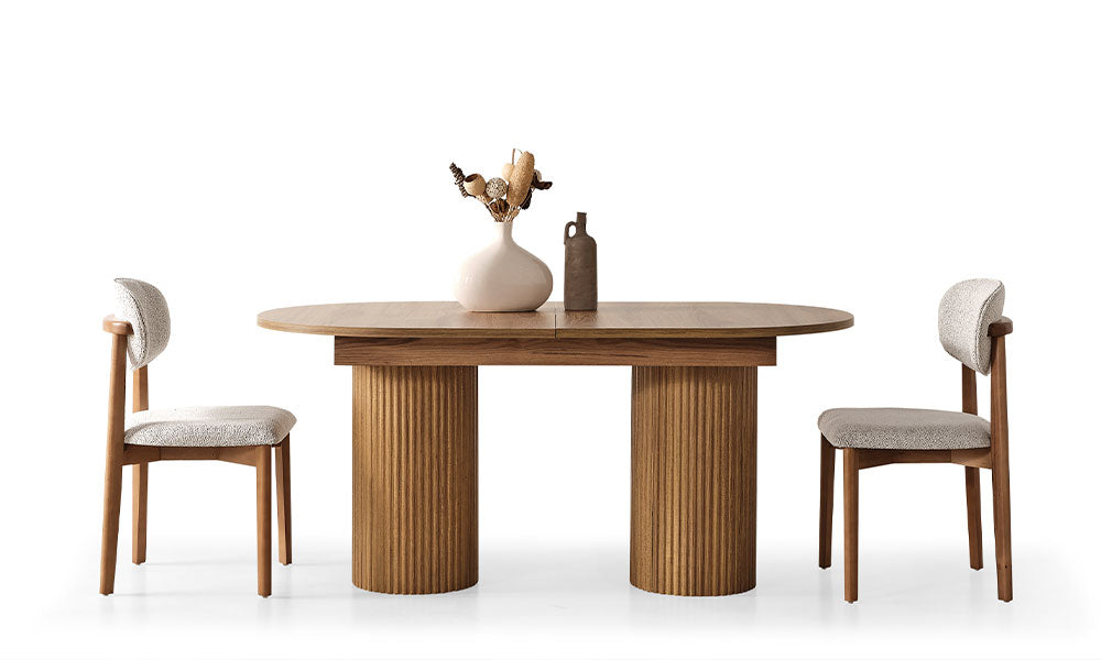 mode bohem acilabilir yemek odasi takimi