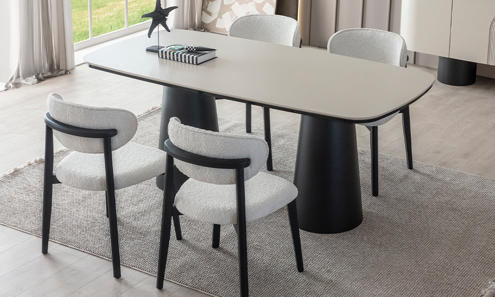 pablo modern yemek masasi