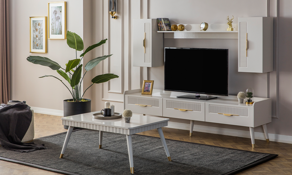 Tesla Aytaşı Modern Tv Ünitesi