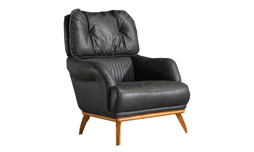 vanessa modern ahsap ayakli berjer