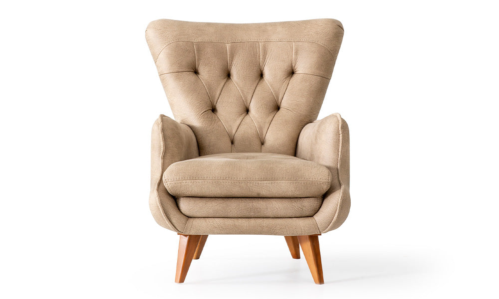 bali chester ahsap ayakli berjer