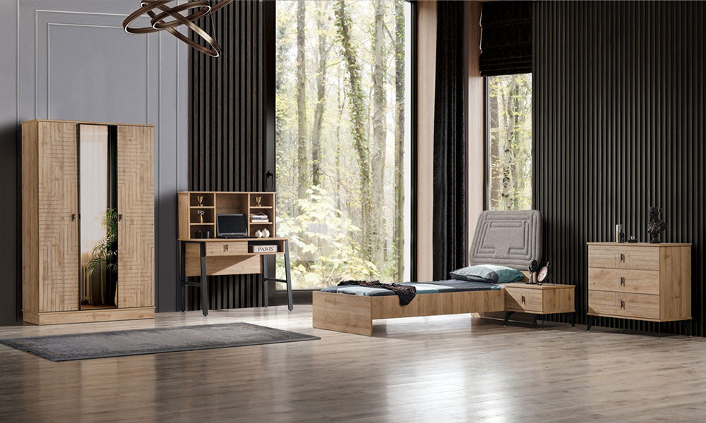 naturel modern genc odasi takimi