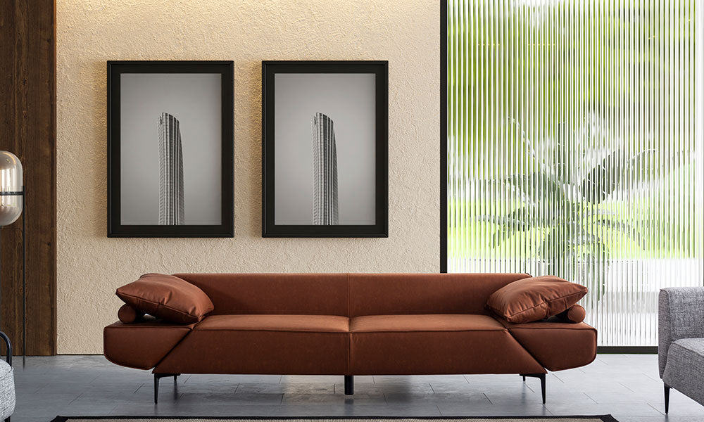 loft flex modern kol mekanizmali uclu koltuk