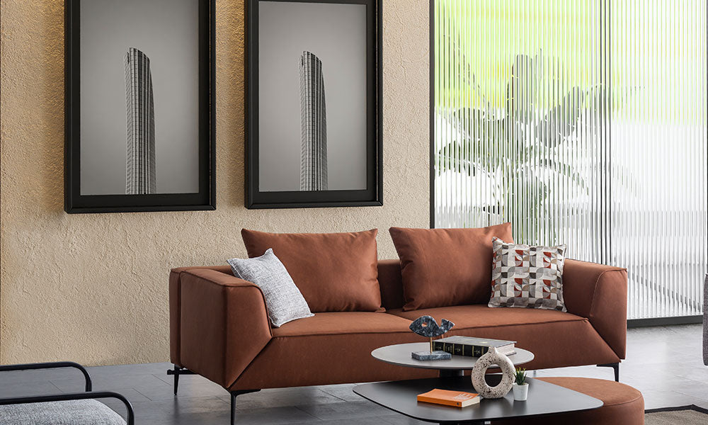 loft flex modern kol mekanizmali uclu koltuk