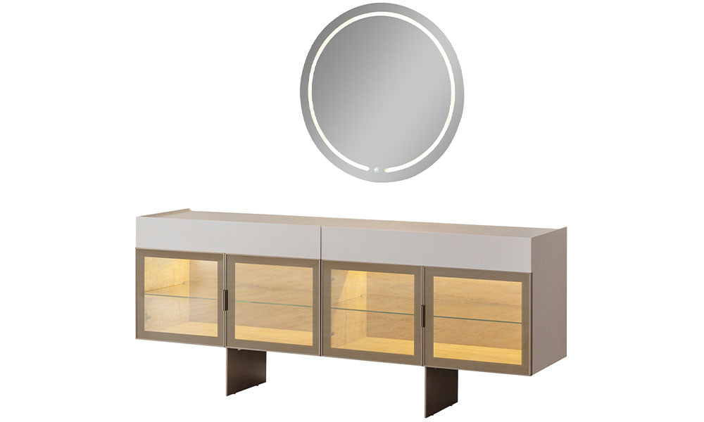 Armonia Modern Konsol, MDF yapısı ve sade çizgileriyle modern yemek odası dekorasyonunda ürün görünümü