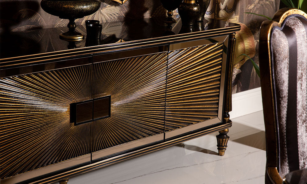 art deco yemek odasi takimi