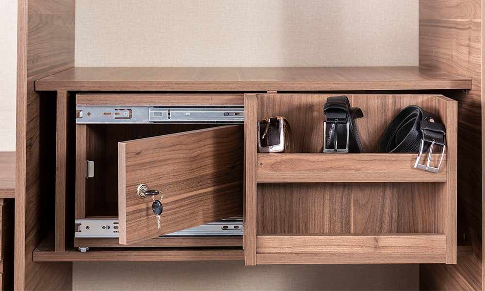 liva ceviz modern 6 kapakli gardirop